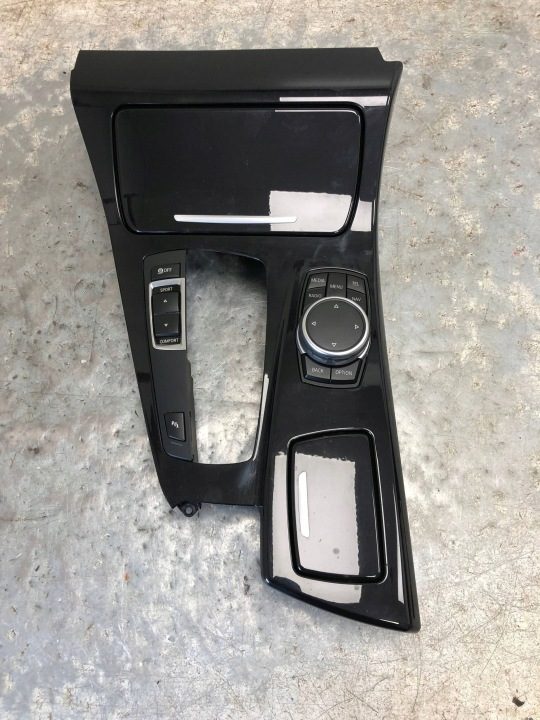 Декор тоннеля бардачок Idrive BMW F10 F11 рестайлинг 9206372 9350723, фото 1
