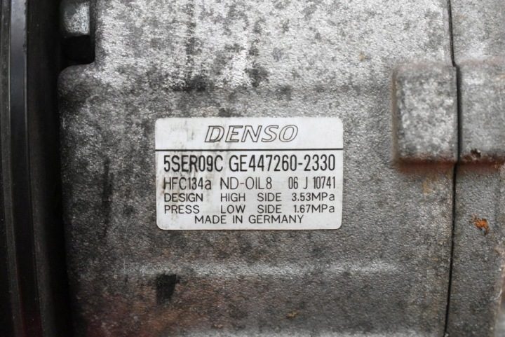 КОМПРЕССОР КОНДИЦИОНЕРА GE447260-2330 TOYOTA YARIS 2 II 1.3 VVT-i 87 Л.С., фото 8