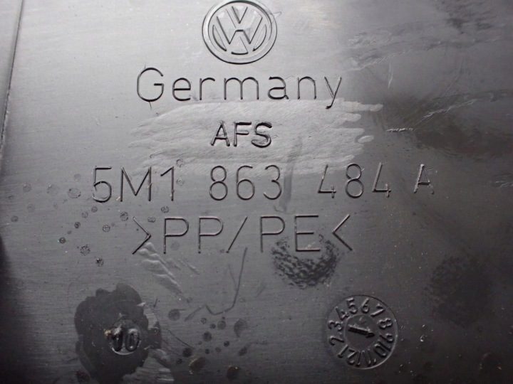НАКЛАДКА ПОРОГА СТОЙКИ ПРАВАЯ ПЕРЕДНЯЯ 5M1863484A VW GOLF VI PLUS + CROSS 11 г., фото 3