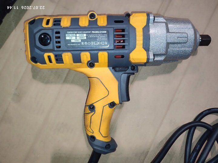 Электрический ударный гайковерт 800 Н·м 2100 Вт POWERMAT, фото 2