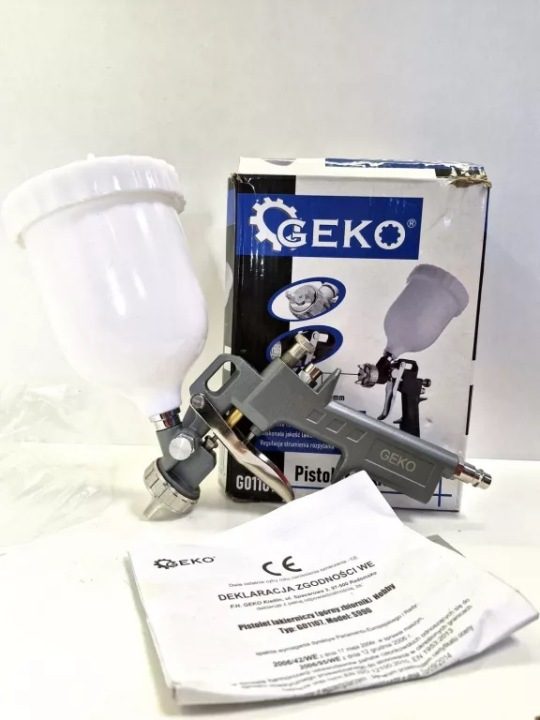 GEKO Пистолет покрасочный 0,5l 1,5 мм Geko G01107, фото 1