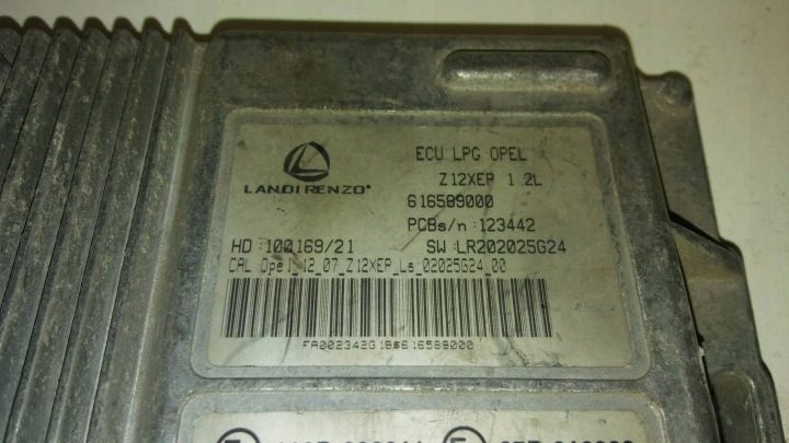 БЛОК УПРАВЛЕНИЯ ФОРСУНКИ ГБО OPEL CORSA D 1.2 16V 616589000, фото 2