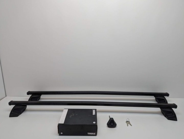 Багажник на крышу Thule SquareBar EVO 7123 + Комплект 186201 + Stopy 7106, фото 3