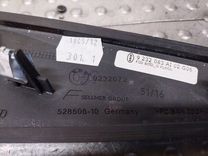 Панель декор Ozdobny молдинг тоннеля 9232072 BMW F30 F31 F33 F34 F36 F82, фото 4
