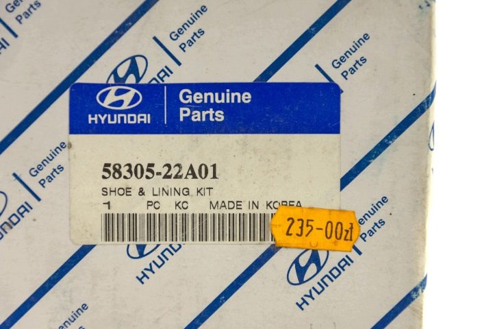 HYUNDAI КОМПЛЕКТ КОЛОДОК ТОРМОЗНЫХ БАРАБАННЫХ 58305-22A01, фото 4