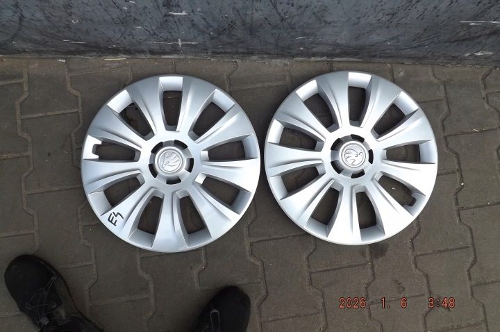 Колпак Skoda OE Оригинальный 16" серебристый, фото 5