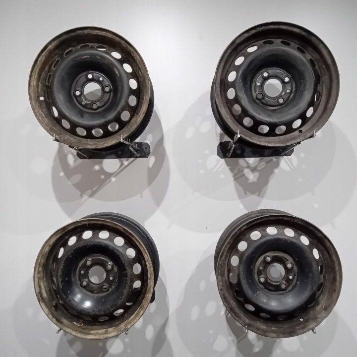 4× Штампованный диск Fiat OE Panda 5.0" x 14" 4x98 ET 35, фото 1