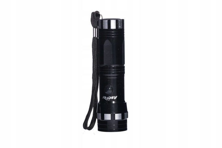Алюминиевый черный фонарик 14 LED 3xAAA, фото 2