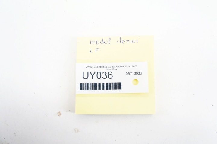 UY036 VW Tiguan II Модуль Двери Левый Передний 5Q0959593E, фото 4