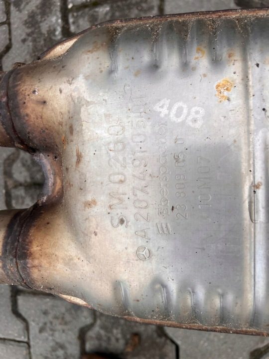 В СБОРЕ ВЫХЛОП Mercedes-Benz E550 5.5 V8 W207 A2074902721, фото 8