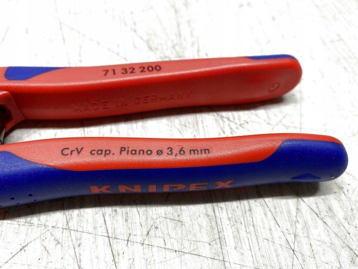 Клещи боковые Knipex hartowane колодки 200 мм, фото 7