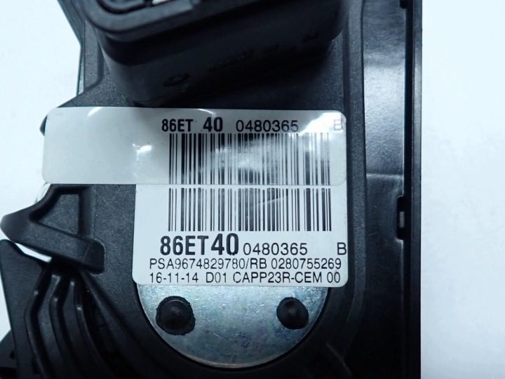 ПЕДАЛЬ ГАЗА ПОТЕНЦИОМЕТР ЕВРОПА 9674829780 CITROEN C4 PICASSO II 15 г., фото 5