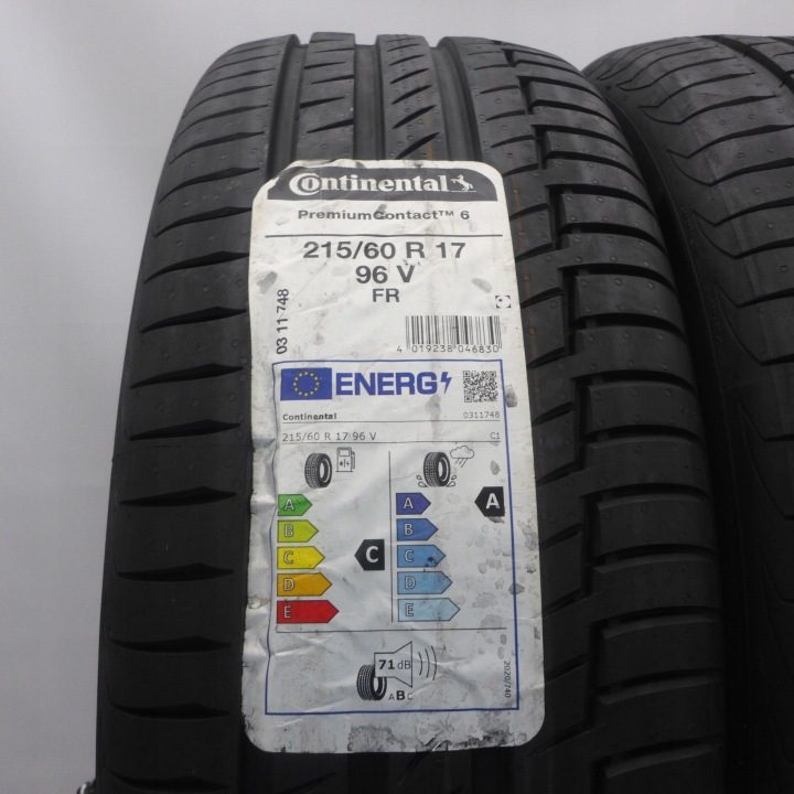 2× Шина летняя Continental PremiumContact 6 215/60R17 96 В защита диска, фото 4