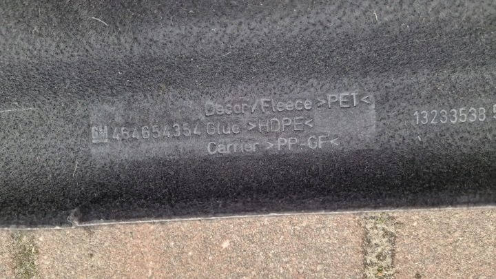OPEL CORSA D РЕСТАЙЛИНГ 3D ПОЛКА БАГАЖНИКА задняя 13233538 оригинал, фото 6