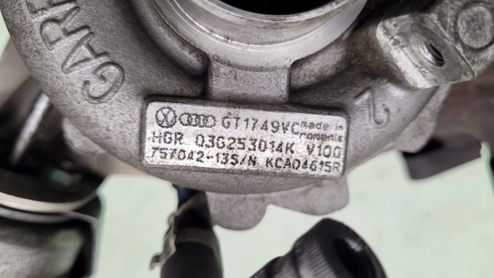 PASSAT B6 A3 8P 2.0 TDI ТУРБОКОМПРЕССОР 03G253014K, фото 3