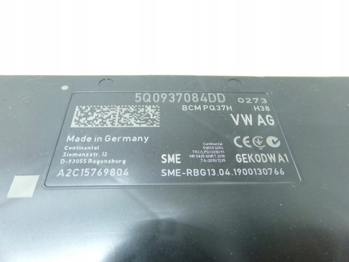 Модуль ЭБУ Sterwnik комфорта Seat Leon III 3 VW Golf VII 7 5Q0937084AS, фото 2