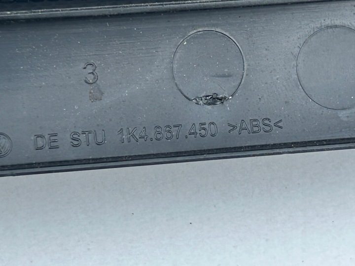 VW Golf VI молдинги декоры консоли салона, фото 2