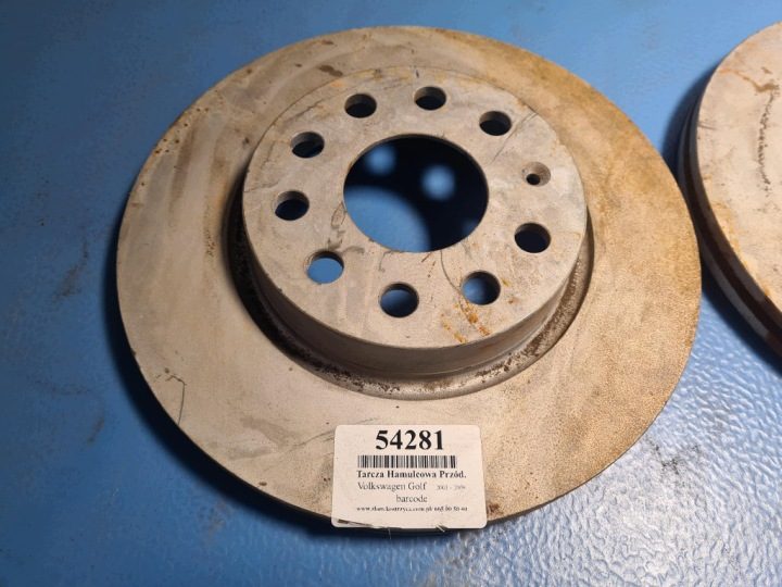 VOLKSWAGEN GOLF V ДИСКИ ТОРМОЗНЫЕ ПЕРЕДНИЕ. 3B1009, фото 2