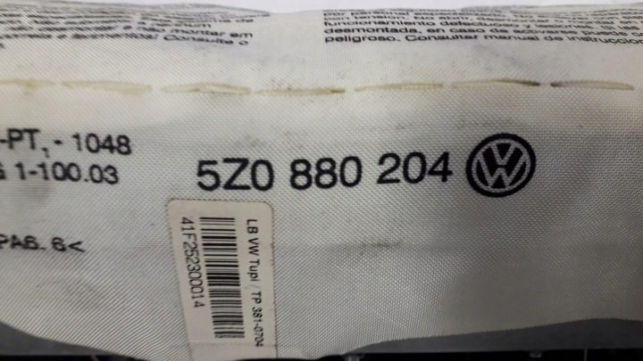 ПОДУШКА БЕЗОПАСНОСТИ ПАССАЖИРА VW FOX 5Z0880204, фото 7
