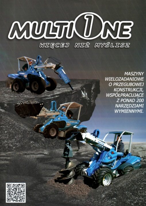 ПРОСПЕКТ MULTIONE. MASZYNY WIELOZADANIOWE. PRZEGUBOWE ЗАРЯДНОГО УСТРОЙСТВА TELESKOPOWE, фото 1