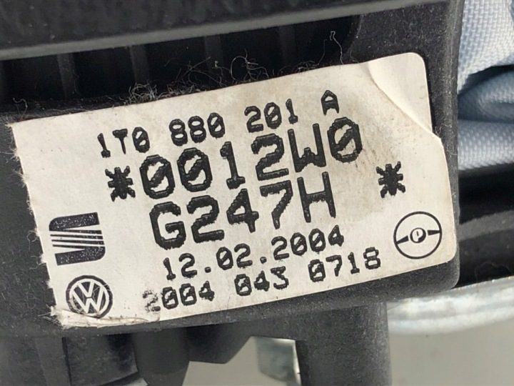 ПОДУШКА БЕЗОПАСНОСТИ ВОДИТЕЛЯ VW POLO IV 9N 1T0880201A 01-14 AIRBAG, фото 5