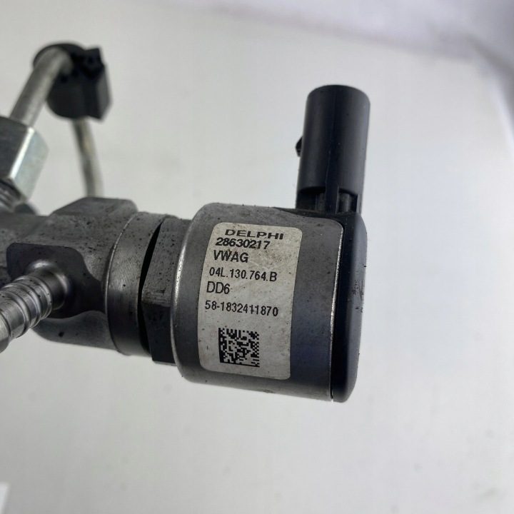 ТОПЛИВНАЯ РАМПА + ТРУБКИ VW SKODA SEAT AUDI A4 A5 A6 C8 A7 Q5 40 TDI 2.0, фото 4