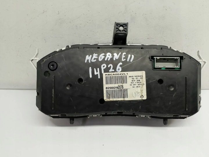 Панель приборов Renault Megane 2 II 1.6 бензин 8200292076, фото 2