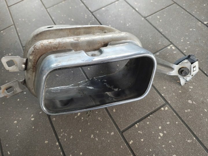 ПРАВЫЙ НАКОНЕЧНИК ГЛУШИТЕЛЯ ВЫХЛОПА ХРОМ BMW СЕРИЯ 7 7195406-03, фото 4