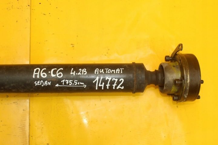 КАРДАННЫЙ ВАЛ АВТОМАТ AUDI A6 C6 4F0521101B 4.2 бензин ШТЫРЬ BBK СЕДАН, фото 8