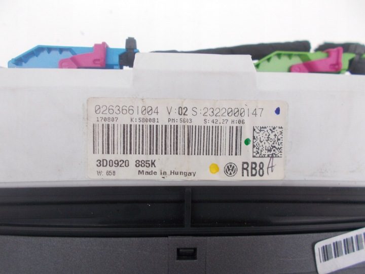 Панель приборов VW Phaeton 3.0 TDI 3D0920885K, фото 5