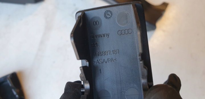 ЗАЩИТА КРЕПЛЕНИЯ ДЕТСКОГО КРЕСЛА ISOFIX 2 запчасти AUDI A7 4GA 4G8 OE, фото 6