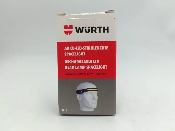 WURTH Налобный фонарь с paskiem LED 350 LUMEN, фото 1