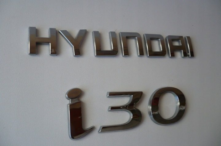 HYUNDAI i30 ЭМБЛЕМА НАДПИСЬ ЗАДНЯЯ КРЫШКА, фото 3