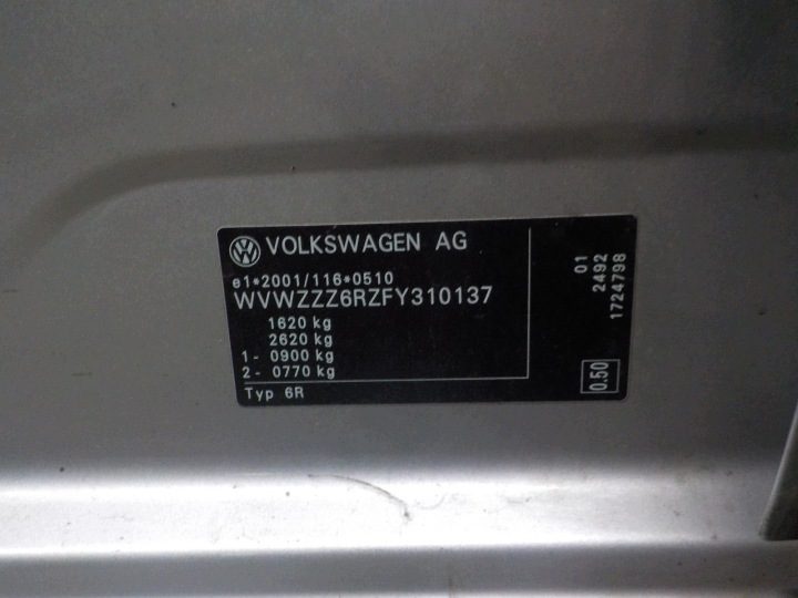 Volkswagen Polo V 6R 2014 - 2017 Отопитель rezystancyjna CUSA, фото 10