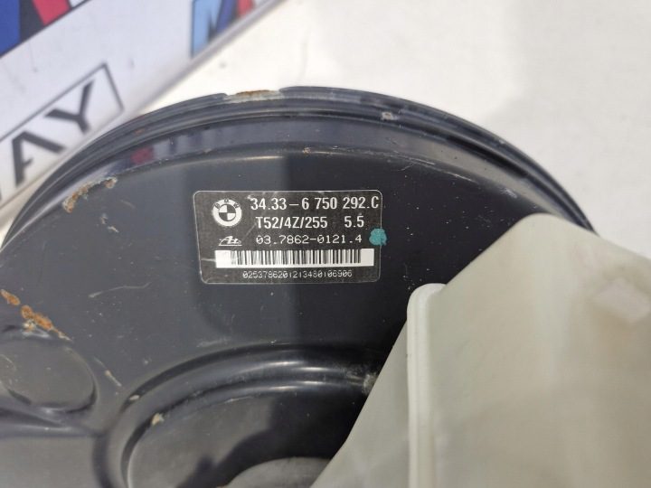 6750292 BMW E46 ВАКУУМНЫЙ УСИЛИТЕЛЬ ГЛАВНЫЙ ТОРМОЗНОЙ ЦИЛИНДР, фото 3