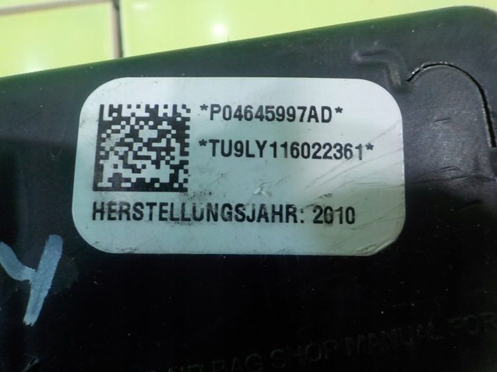 DODGE JOURNEY 2.0 CRD 10 г. 5D Подушка безопасности сиденья левая передняя P04645997AD, фото 3