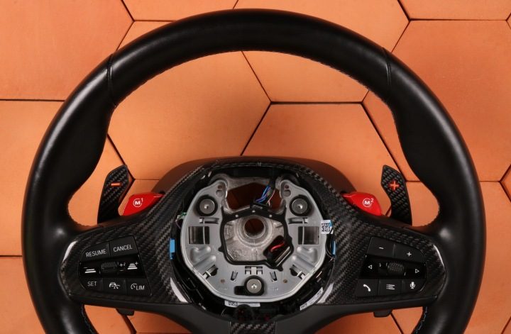 BMW M2 G87 M3 G80 G81 M4 G82 G83 РУЛЬ M-POWER С ПОДОГРЕВОМ ЛЕПЕСТКА АССИСТЕНТ, фото 3