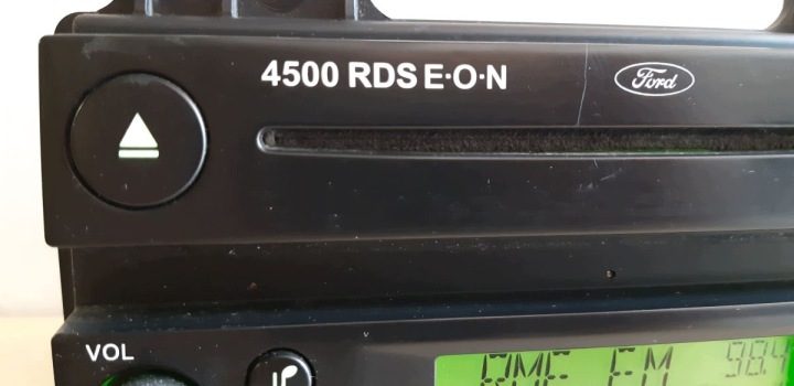 МАГНИТОЛА CD 4500 FORD FIESTA MK6 FUSION ЧЕРНАЯ + КОД ИСПРАВНЫЙ, фото 5