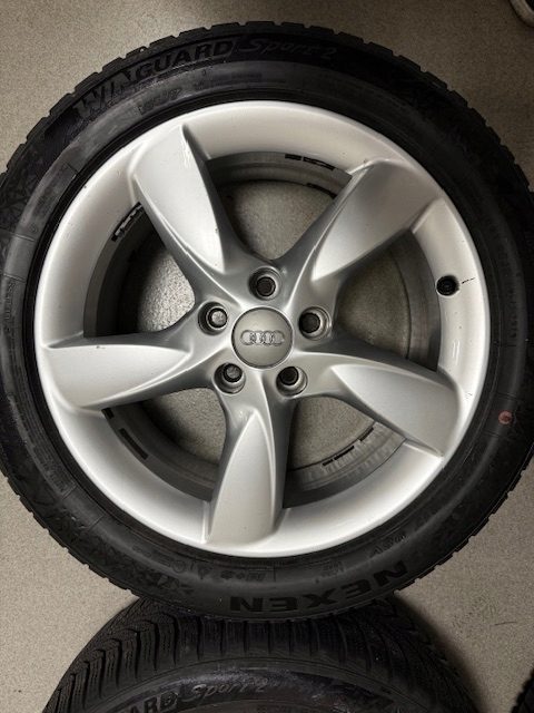 Колеса зимние 17'' AUDI A4 , A6 , A5 Шины 225/50R17 Nexen Bieżnik 8 мм, фото 8