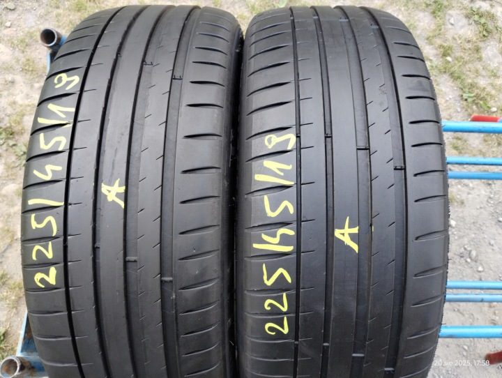 2× 1x шина 225/45R19 MICHELIN PILOT SPORT 4 96W XL, фото 1