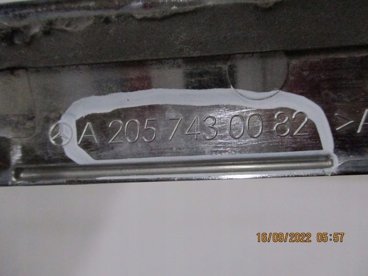 НАКЛАДКА МОЛДИНГ КРЫШКИ ХРОМ БАГАЖНИКА MERCEDES W205 A2057430082, фото 8