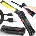 ЛАМПА ПЕРЕНОСНАЯ LED ФОНАРИК МАГНИТ 270° USB 5 РЕЖИМОВ МОЩНЫЙ, фото 1