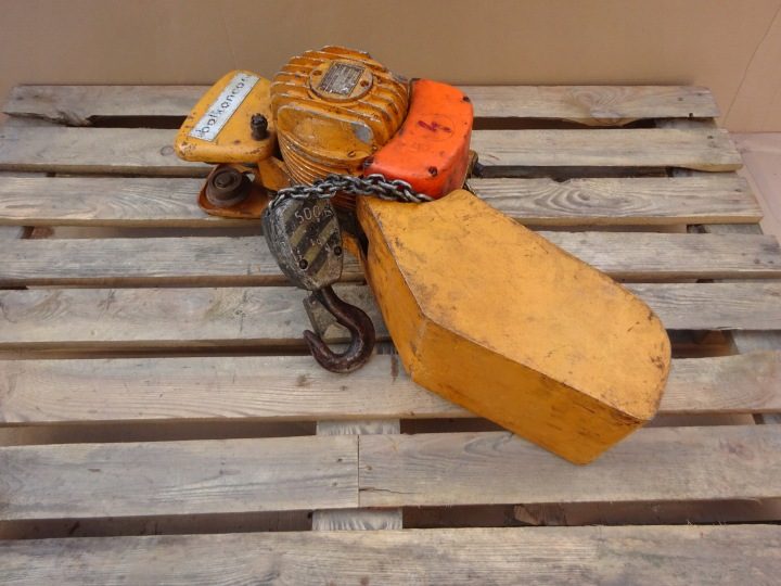 Лебедка цепная эл. 500 кг STEINBERG SBS-ECH-500/3 10030798, фото 2