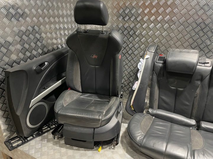 СИДЕНЬЯ С ПОДОГРЕВОМ ДИВАН ОБШИВКИ САЛОН КОЖА SEAT LEON II FR, фото 3