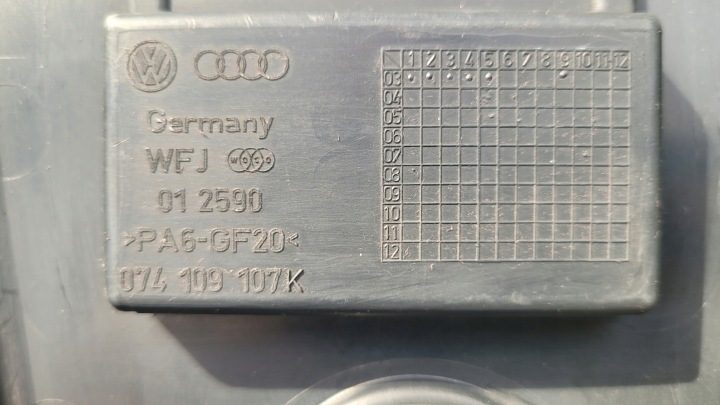 AUDI A6 C4 VW T4 2.5 TDI КРЫШКА ГРМ 074109107K, фото 3