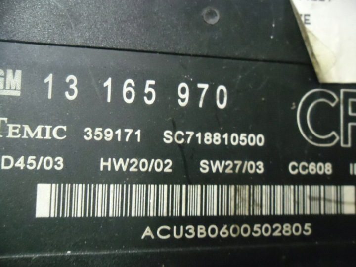 Блок предохранителей блок комфорта Opel Vectra C 13165970, фото 3