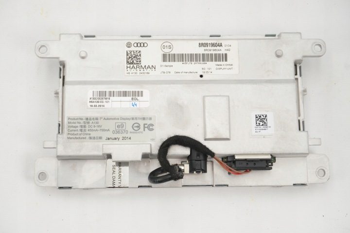 ДИСПЛЕЙ AUDI A4 A5 8R0919604A, фото 3