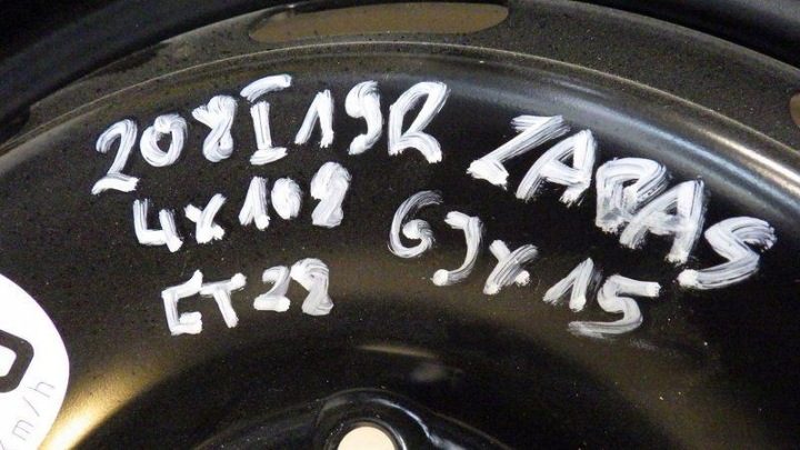 КОЛЕСО ЗАПАСНОЕ ДОКАТКА 185/65/R15 DOT 4818 PEUGEOT 208 I 208 I, фото 12