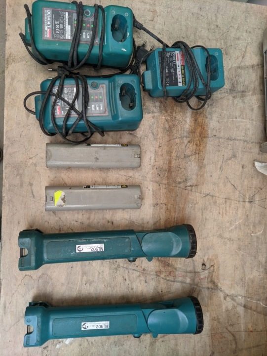 Фонарик аккумуляторный ручной 9,6V ML 902 MAKITA Аккумулятор Зарядное устройство комплект, фото 5