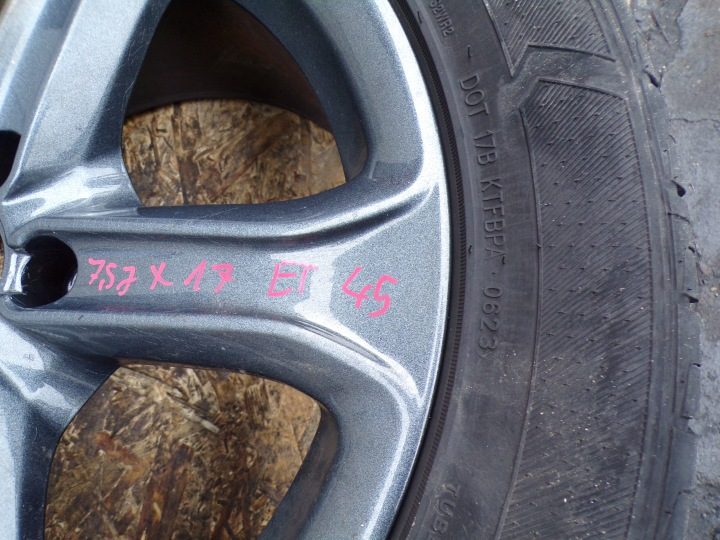 4× Литой диск Audi OE 7.5" x 17" 5x112, фото 3